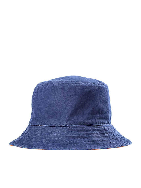 4F Υφασμάτινo Καπέλο Bucket Μπλε