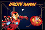 A4 Knopf-Aktenmappe Iron Man