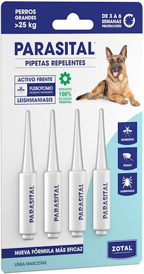 Pflanzliche antiparasitäre Ampullen Parasital Zubehör Abstoßend Hund
