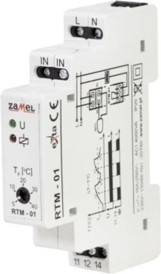 Zamel Electric Panel Meter Monophase EXT10000114
