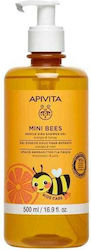 Apivita Copii Gel de dus Mini Bees cu Miere / Portocala în Formă de Gel 500ml