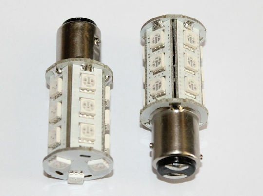 Lamps Car P21/5W-BAY15D-1157 LED Red 2pcs
