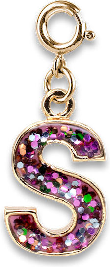 Charm Ιt Jewelry Game Gold Glitter Initials S Charm