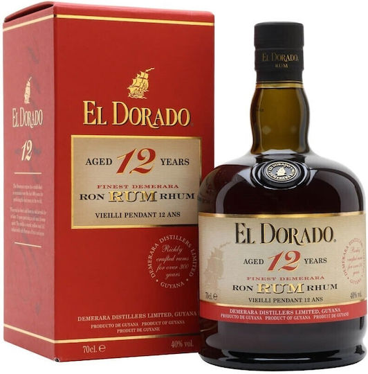 12 Jahre Rum 40% 700ml in einer Box