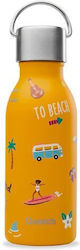 Qwetch Kids Ισοθερμικό Παγούρι 350ml Honolulu Yellow