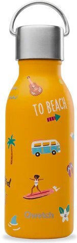 Qwetch Kinder Isolierte Trinkflasche 350 ml Honolulu Gelb
