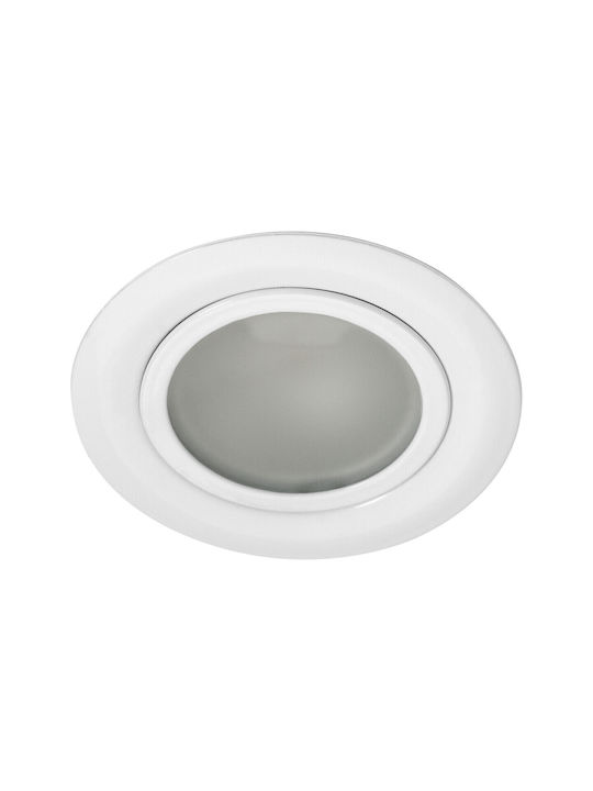 Kanlux Einbau Spot mit Fassung G4 Weiß 7x7cm. 1Stück