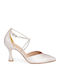 Ecru Heels with Strap