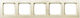 Ospel Schalterrahmen in Beige Farbe R-5G/27