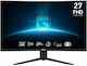 MSI G27C3F VA Монитор 27" FHD 1920x1080 180Hz с Време за Реакция 1мс GTG