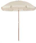 Bizzotto Curacao Foldable Beach Umbrella Diameter 2m Beige