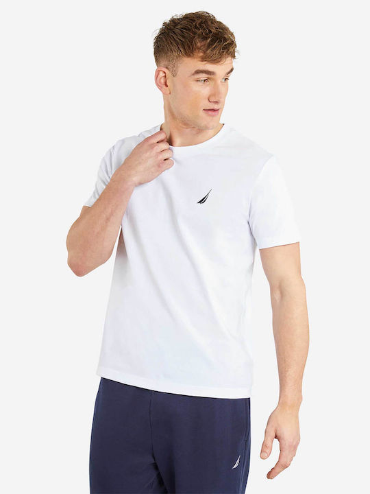 Nautica Herren T-Shirt Kurzarm White