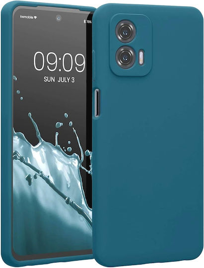 KWmobile Soft Flexible Rubber Back Cover Σιλικόνης Μπλε (Moto G73)