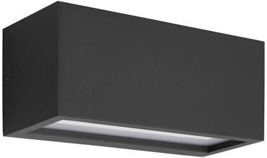 Eurolamp Стенен Външен Плафон E27 IP54 11x25x10εκ.