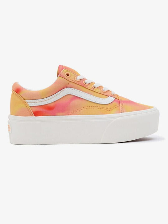 Vans Stackform Flatforms Sneakers Tonal Orange