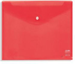 Deli Transparent File Folder with Red Button 231.5505R Deli Transparent File Folder with Red Button 231.5505R