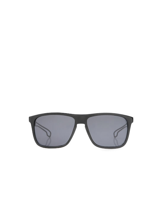 V-store Men's Sunglasses with Black Plastic Frame and Black Lens 20.551BLACK