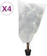 vidaXL Anti-free Cover 70gr/m² 1x1m White