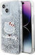 Hello Kitty Back Cover Plastic Silver (iPhone 14)