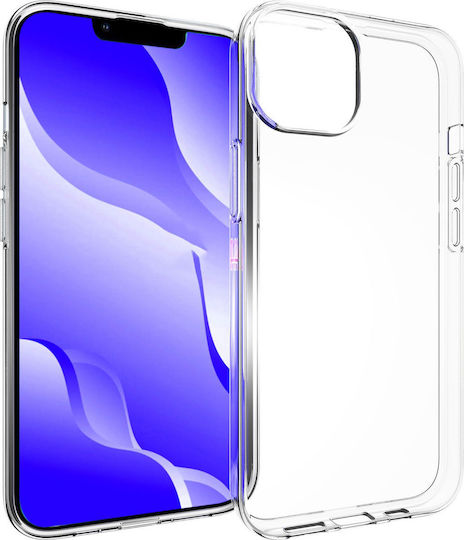 eSTUFF Infinite Back Cover Σιλικόνης Διάφανο (iPhone 14)