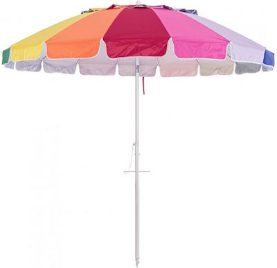 Bizzotto Jamaica Foldable Beach Umbrella Diameter 2.4m Multicolor