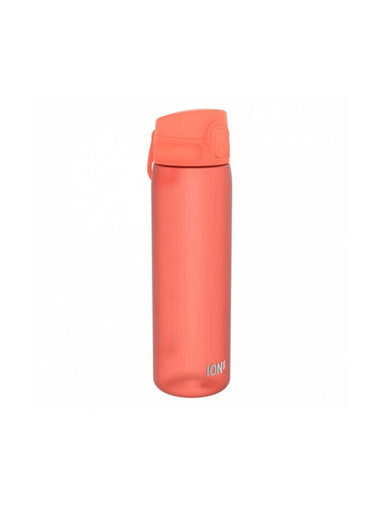 Ion8 Leak Proof Steel Water Bottle Sticlă Termos Plastic Fără BPA Coral 500ml cu Piesa de gură