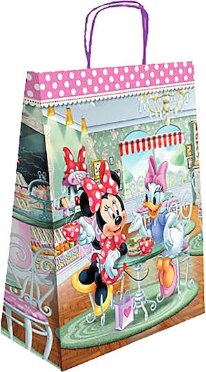 Disney Хартиена Чанта за Подарък с Тема "Minnie" Цветна 40x14x32см.