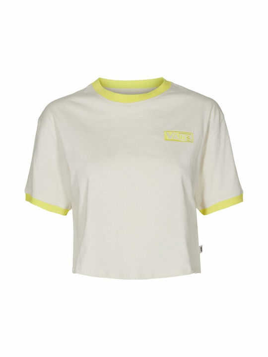 Vans Half Γυναικείο Crop T-shirt Rain Day/lemon