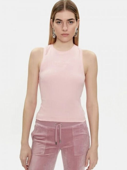 Juicy Couture Bluză Sportivă pentru Femei Fără mâneci Candy Pink