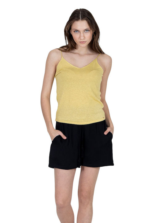 Aggel pentru Femei Crop Top Yellow