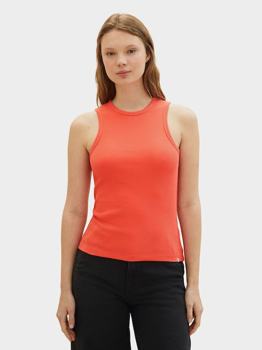 Tom Tailor Women's Blouse Sleeveless Orange