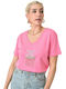 Bluse Strass Pink 24152