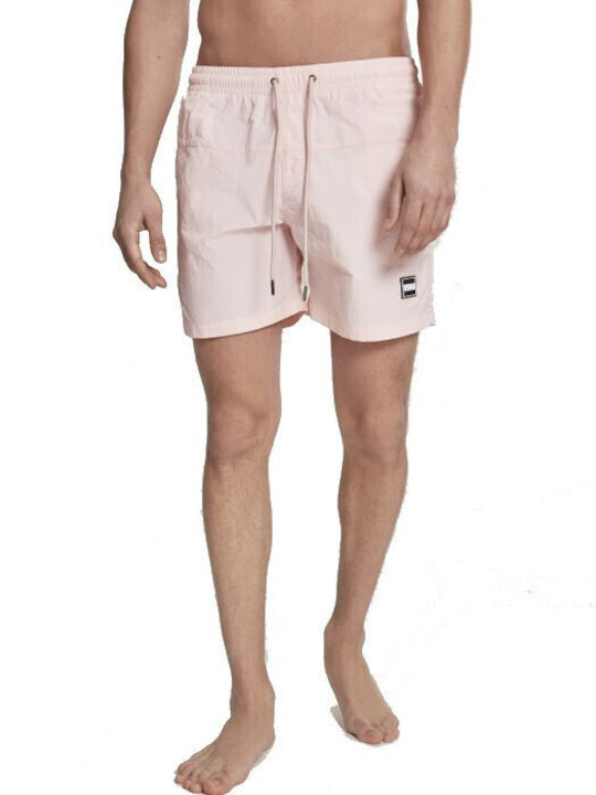 Urban Classics Herren Badebekleidung Shorts Pink