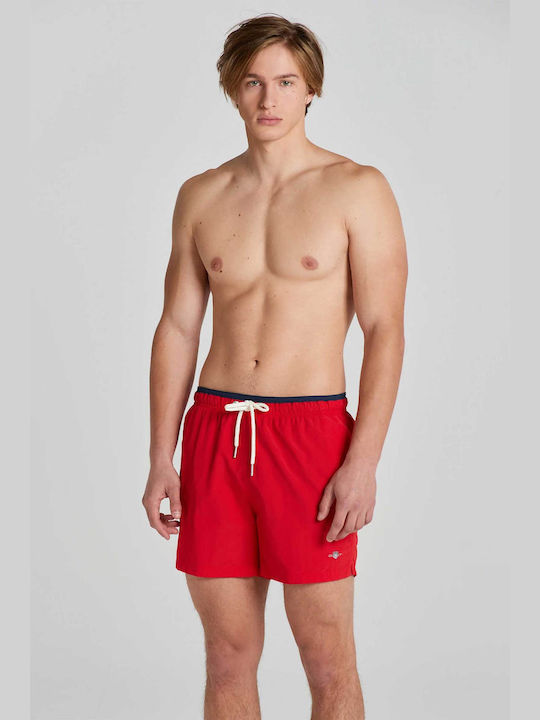 Gant Men's Swimwear Shorts red