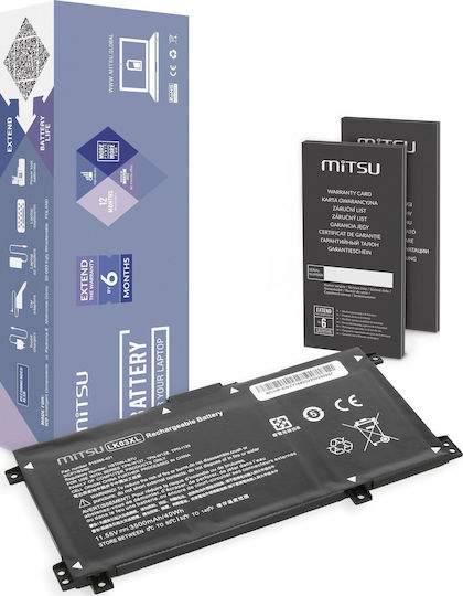 Mitsu Compatible Battery for HP Envy X360 15-BP BQ CN 17-AE BW CE with 3500mAh
