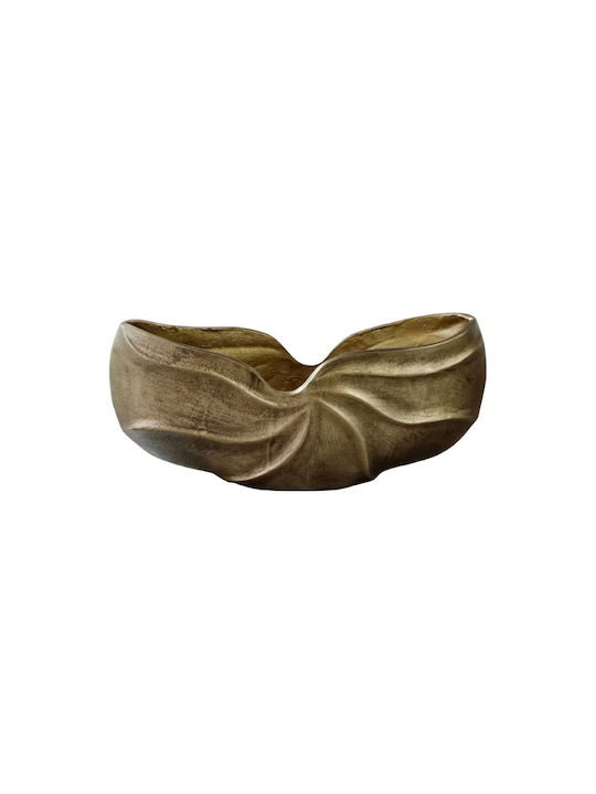 InTheBox Vază Decorativă Aluminiu Iwa 2 Galben 19x9x39cm 1buc