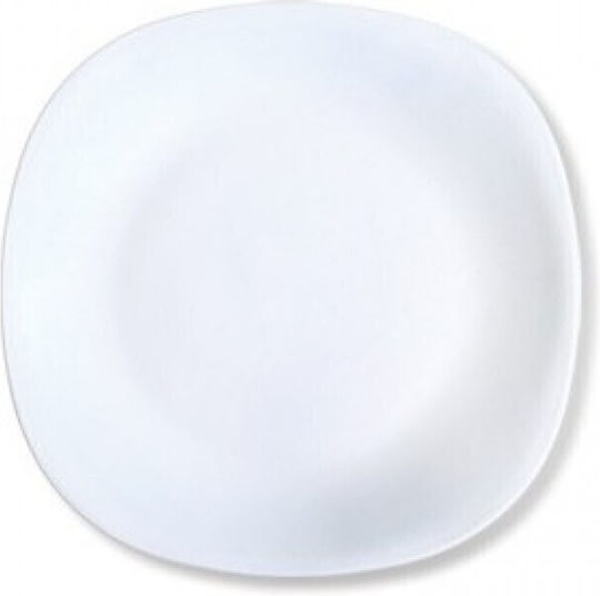 TnS Opal Πιάτο Γλυκού Τετράγωνο Λευκό 21.5x8.5cm