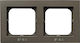 Ospel Switch Frame 2 Positions in Brown Color RH-2R/40