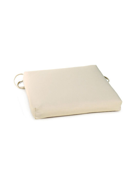 Lianos Waterproof Garden Chair Cushion Ecru 43x...