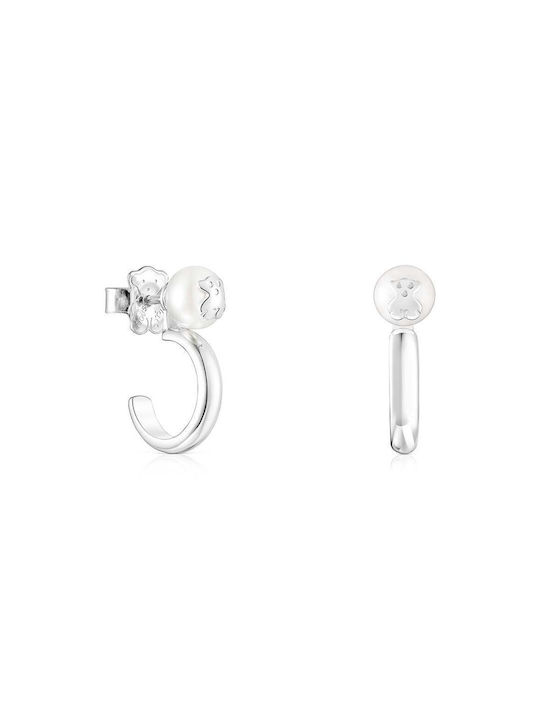 Tous Earrings with Stones & Pearls