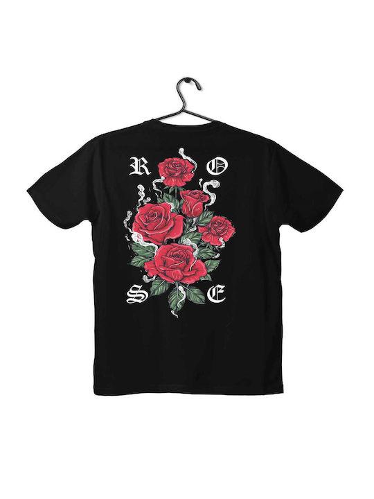 Sol's T-shirt Μαύρο Βαμβακερό