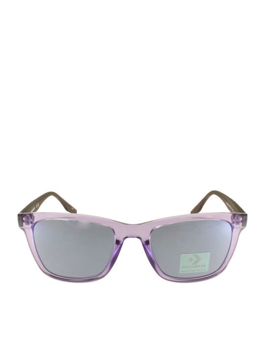 Converse Unisex Sunglasses with Purple Plastic Frame and Gray Lens CV542S-530