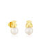 Tous Earrings with Pearls