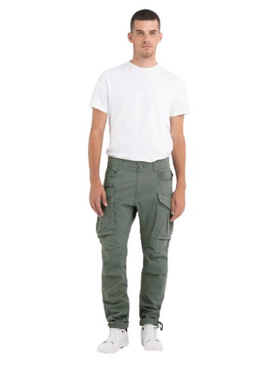 Replay Joe Trousers Cargo Elastic Green