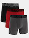 Under Armour Herren Boxershorts Black/Red/Grey 3Packung