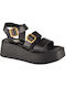 Yfantidis Women's Sandals Black