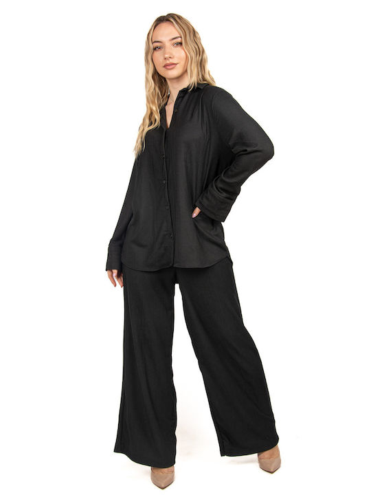 Ellen Women's Black Set with Trousers
