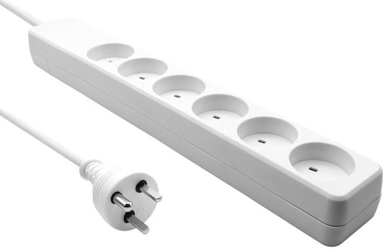 ProXtend Steckdosenleiste 6 Positionen mit Kabel 1m