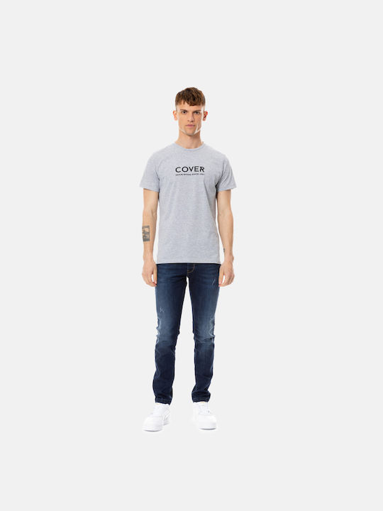 Royal Ανδρικό Παντελόνι Τζιν Ελαστικό με Skinny Εφαρμογή Navy-blue