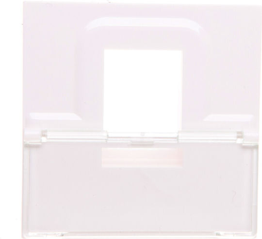 Mosaic Single White Keystone Adapter Connector 078604